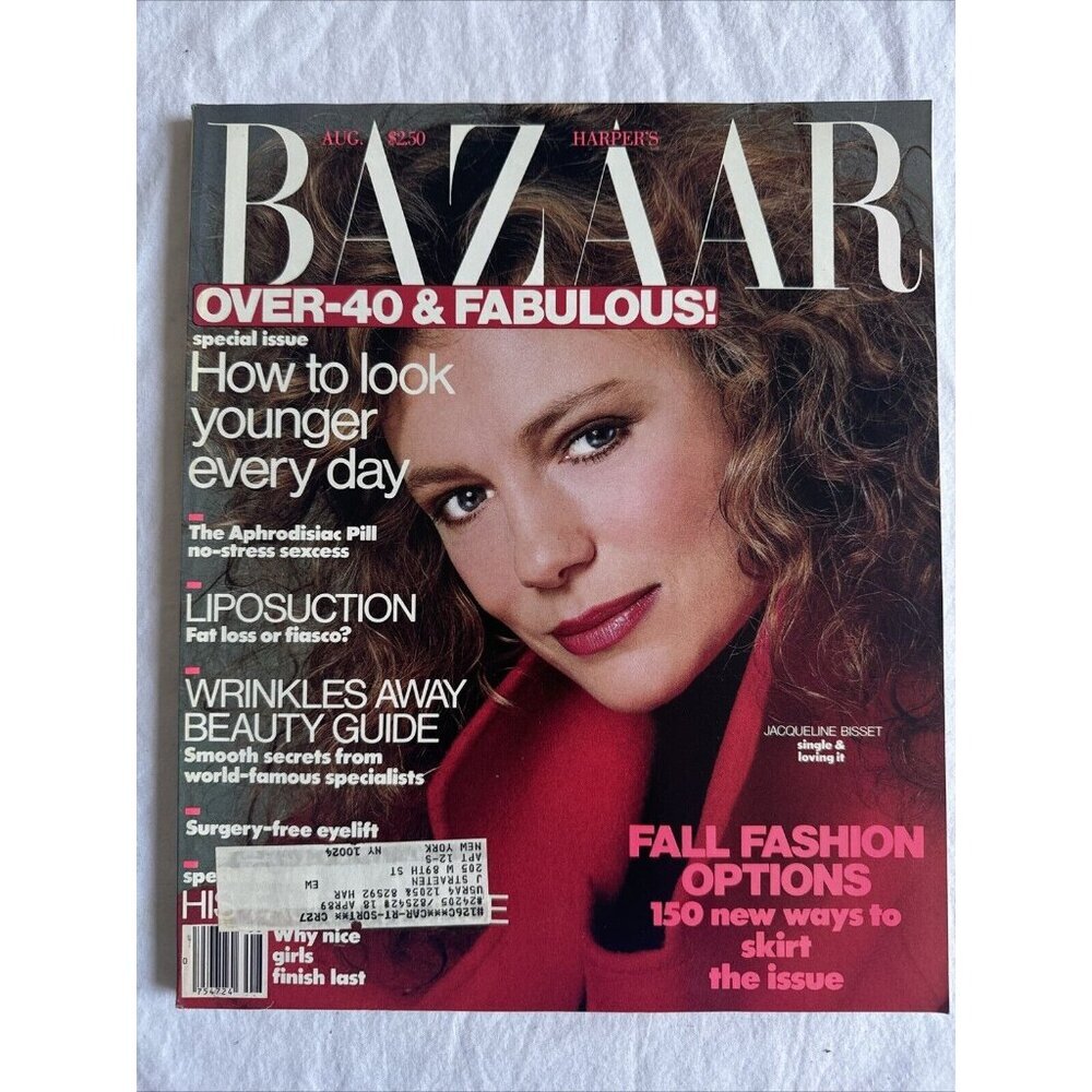HARPER'S BAZAAR August 1988 - Jacqueline Bisset, Liza Minelli